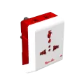 Eco 3 Pin Travel Universal Multi Plug Adaptor