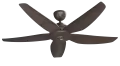 Ella Ceiling Fan in Satin White Finish with 1200mm Sweep and Remote Control
