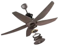 Ella Ceiling Fan in Satin White Finish with 1200mm Sweep and Remote Control
