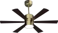 Urus Ceiling Fan with Remote Control in Antique Gold Wood Finish – 1200mm Sweep Size