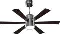 Urus Ceiling Fan with Remote Control in Antique Gold Wood Finish – 1200mm Sweep Size