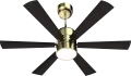 Urus Ceiling Fan with Remote Control in Antique Gold Wood Finish – 1200mm Sweep Size