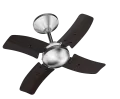 Stella Designer Ceiling Fan with elegant finish and noiseless operation for stylish interiors.