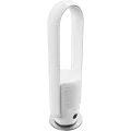 Glide Bladeless Fan with Air Purifier – Sleek White Design by Fybros