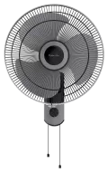Gush Powerful Wall Fan with sleek design and noiseless operation.