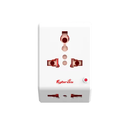 Eco 3 Pin Travel Universal Multi Plug Adaptor