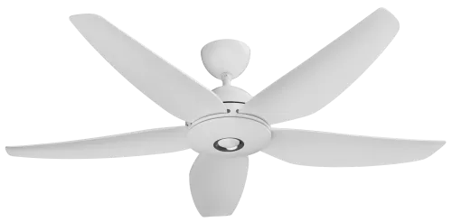 Ella Ceiling Fan in Satin White Finish with 1200mm Sweep and Remote Control