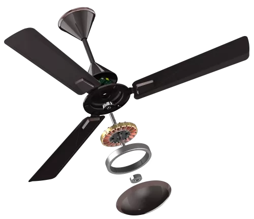 Aero High-Speed Ceiling Fan with minimalist design and efficient cooling.