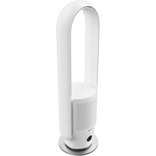 Glide Bladeless Fan with Air Purifier – Sleek White Design by Fybros