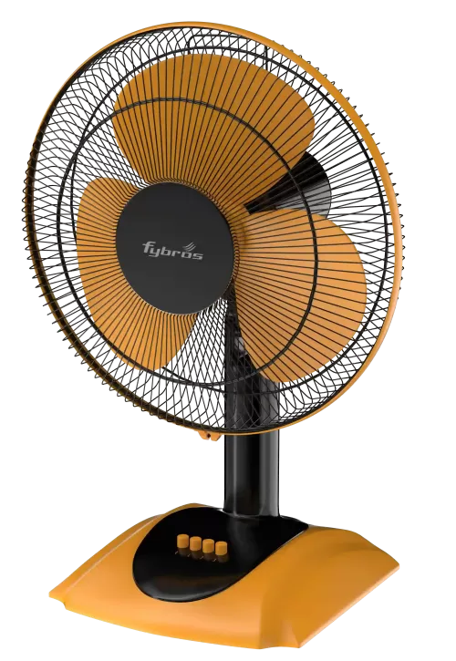 Vayu Portable Table Fan with multi-angle tilt and strong breeze output.