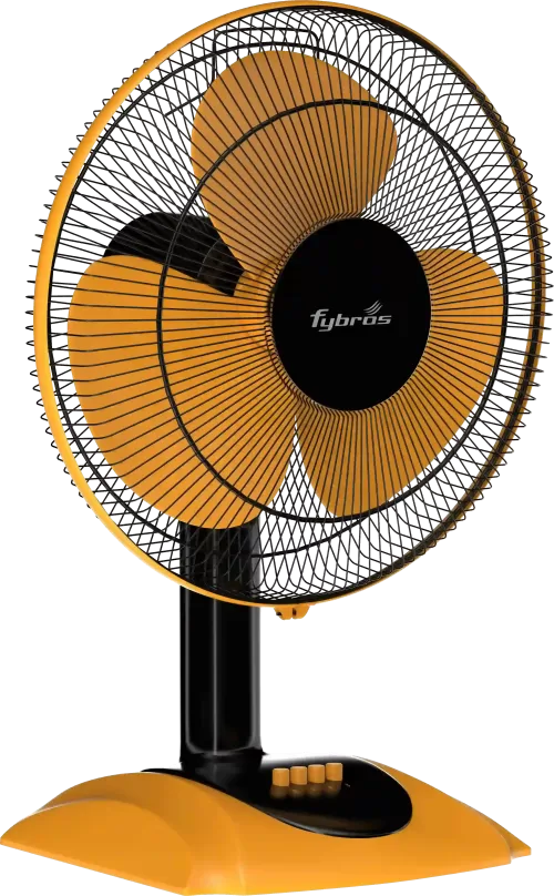 Vayu Portable Table Fan with multi-angle tilt and strong breeze output.