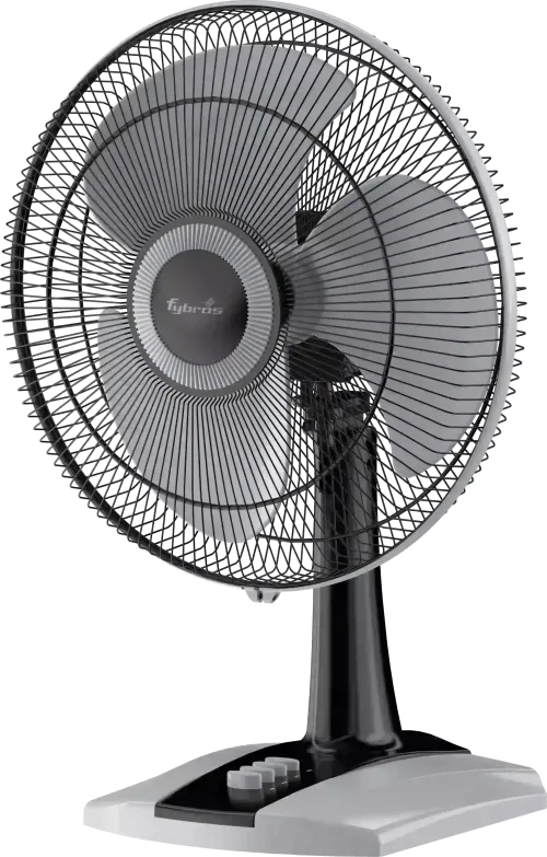 Gush High-Speed Table Fan with sturdy base and oscillation feature.