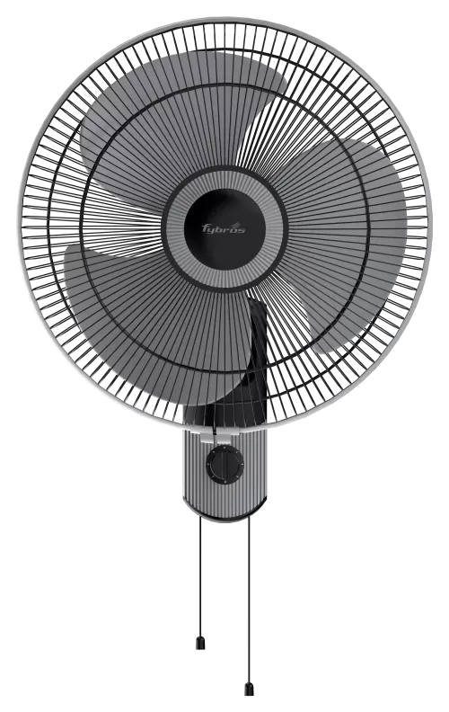 Gush Powerful Wall Fan with sleek design and noiseless operation.