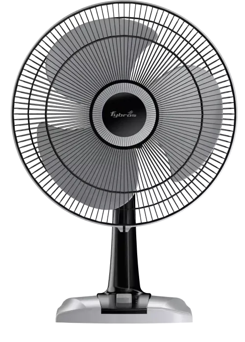 Gush High-Speed Table Fan with sturdy base and oscillation feature.