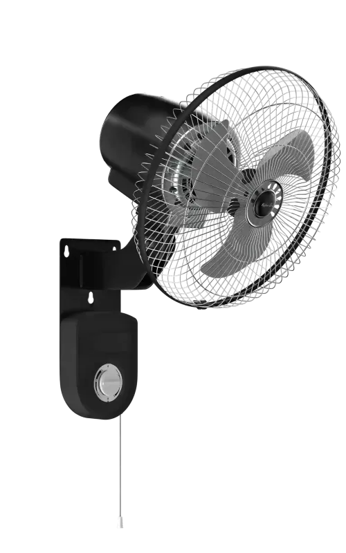 Magnum Wall-Mount Fan with strong airflow and adjustable angles.