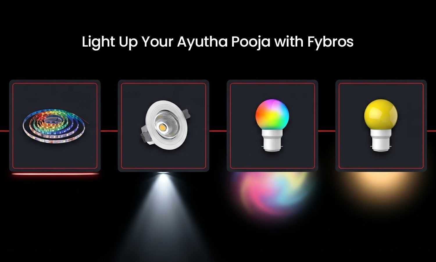  Marigold toran and warm LED strip at a shop entrance for Ayutha Pooja decoration