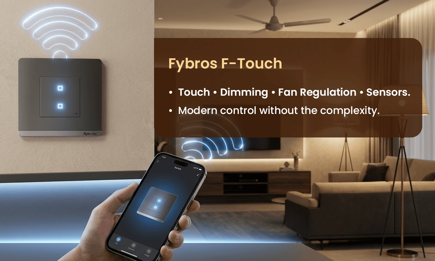 Fybros f touch wifi smart switch