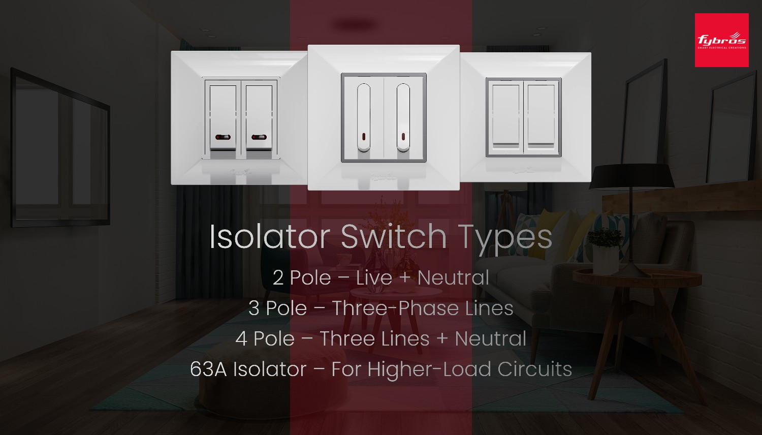 Isolator vs MCB showing manual power disconnection and automatic fault protection