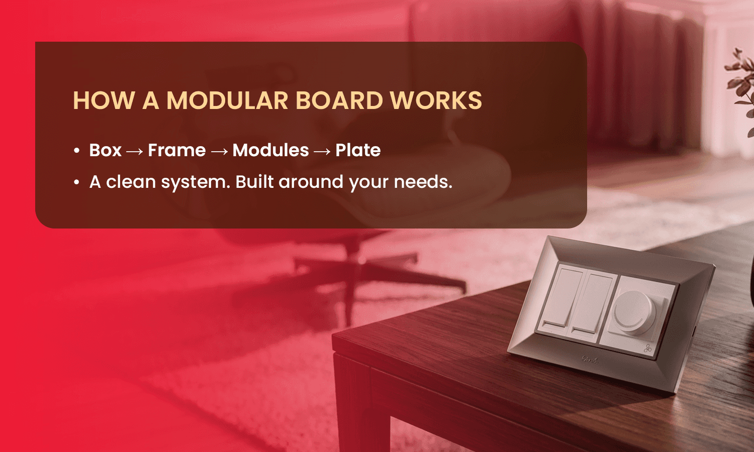 how a modular board works
