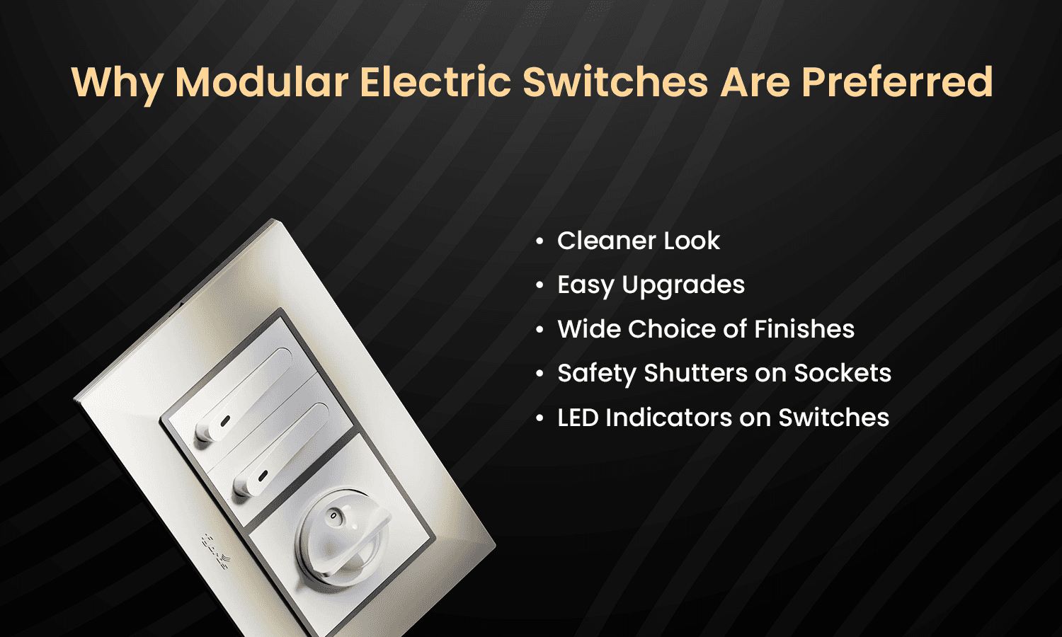 modular electric switch preferred