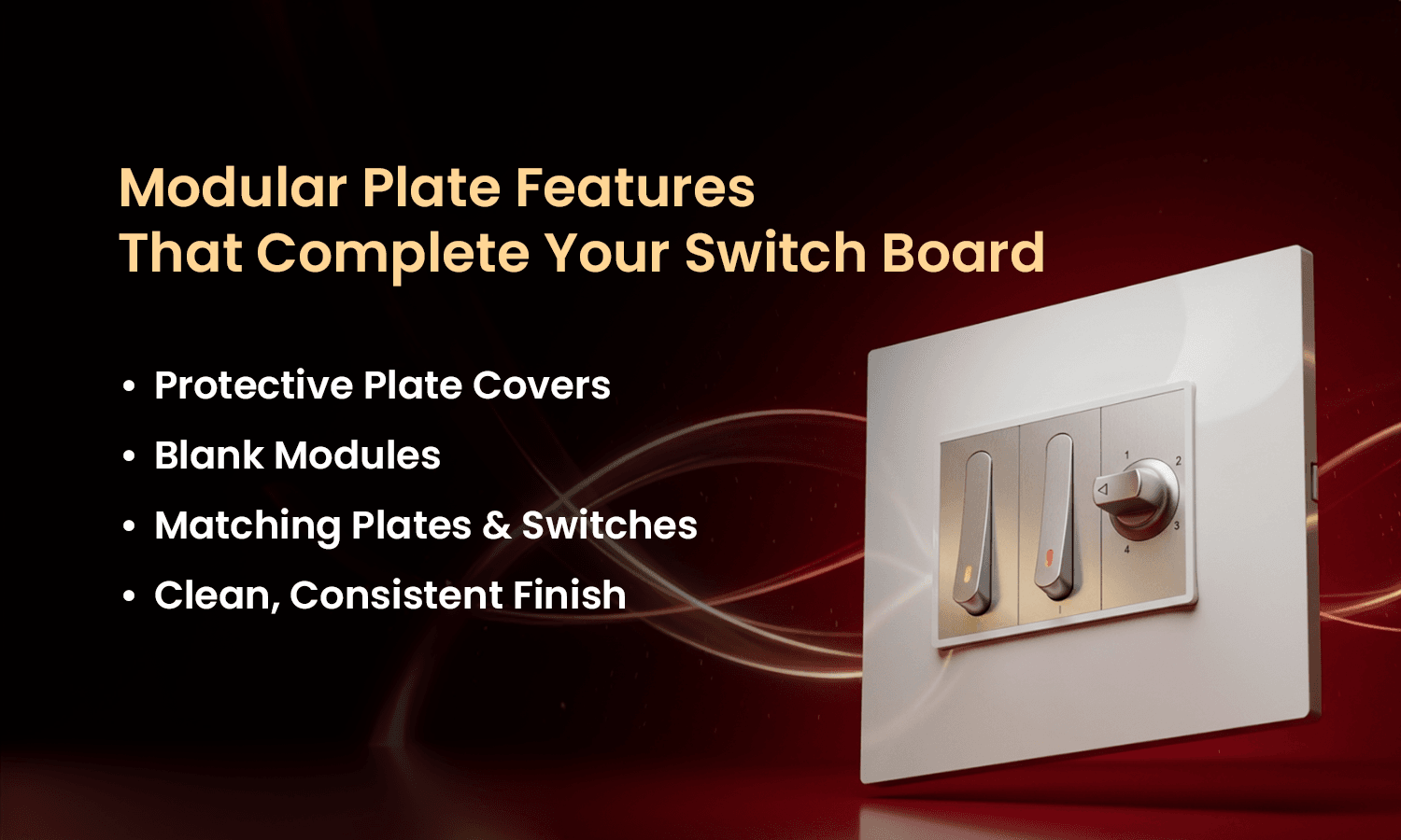 modular plate features