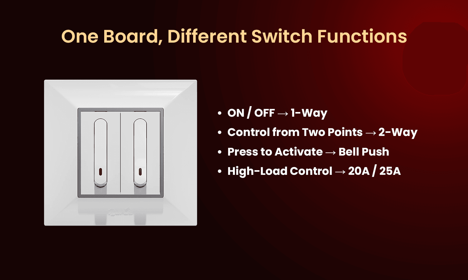 different switch functions