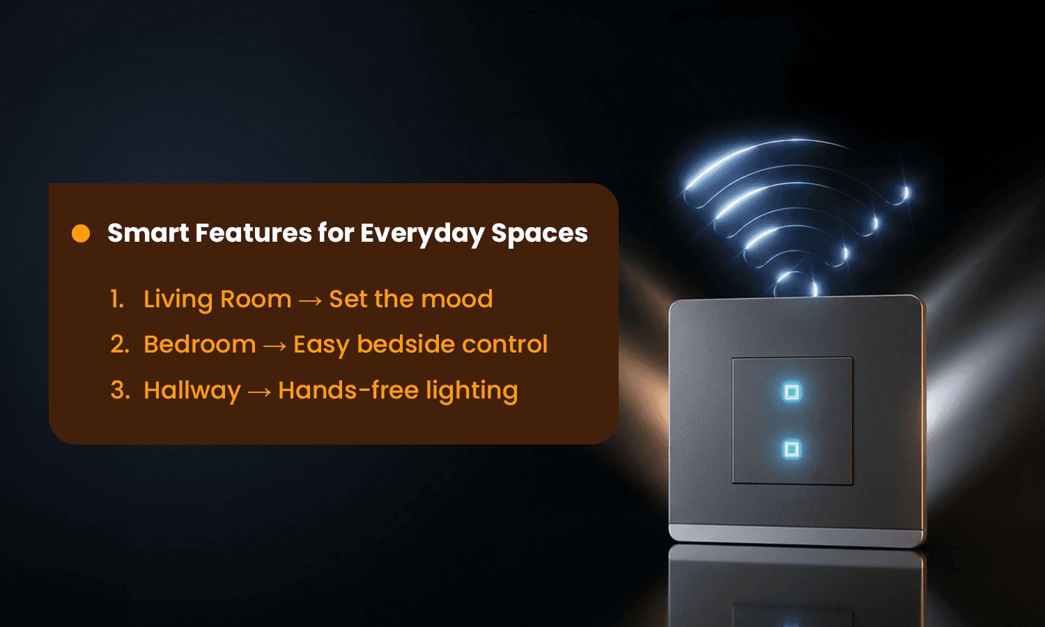 Smart features for everyday spaces