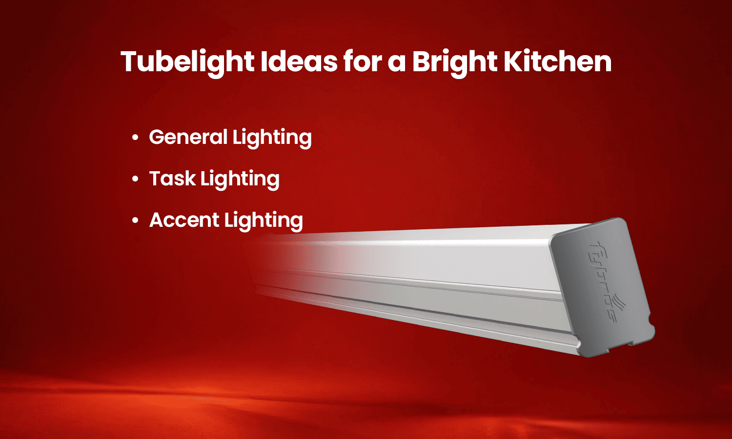 LED tubelight ideas for bright kitchen lighting.