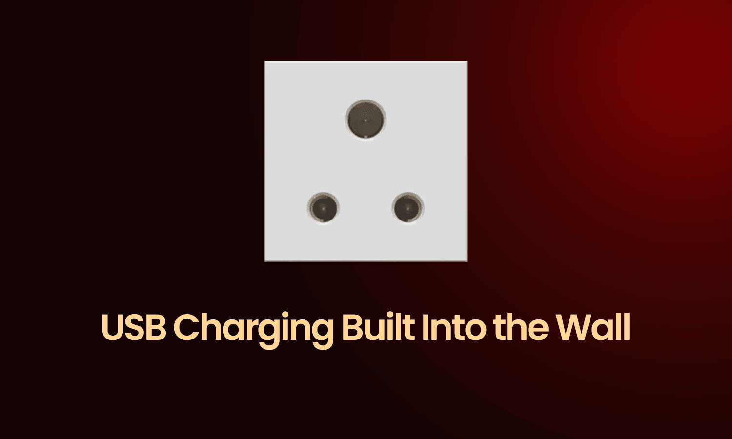 usb socket charging switch