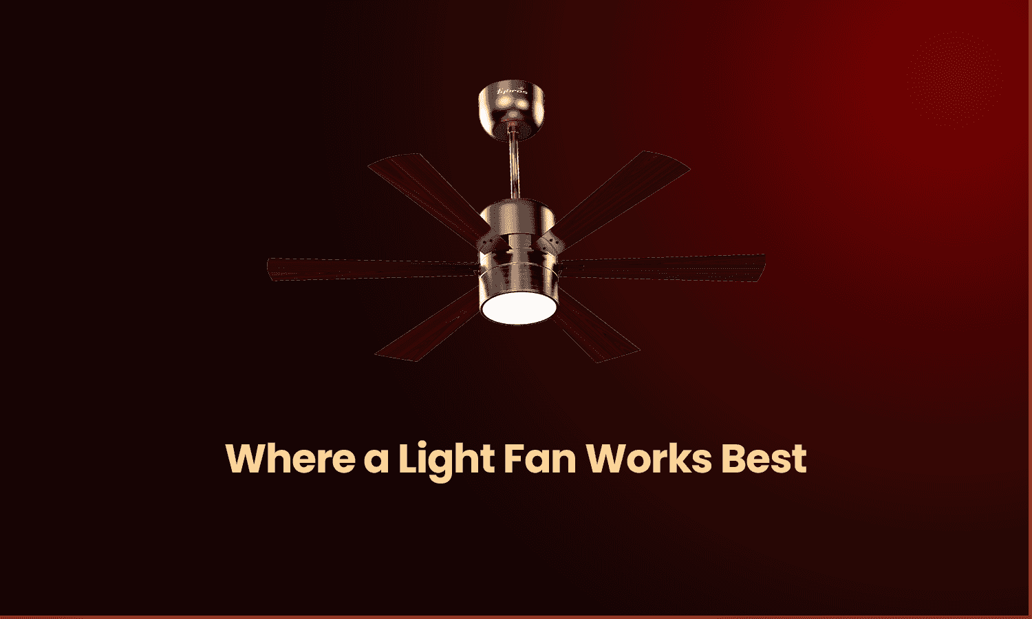 best ceiling fan with light