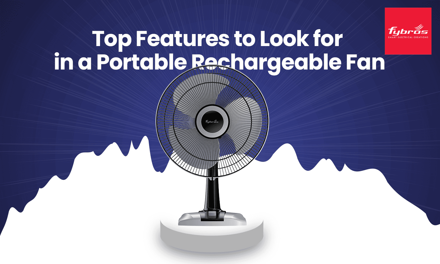 portable fan rechargeable