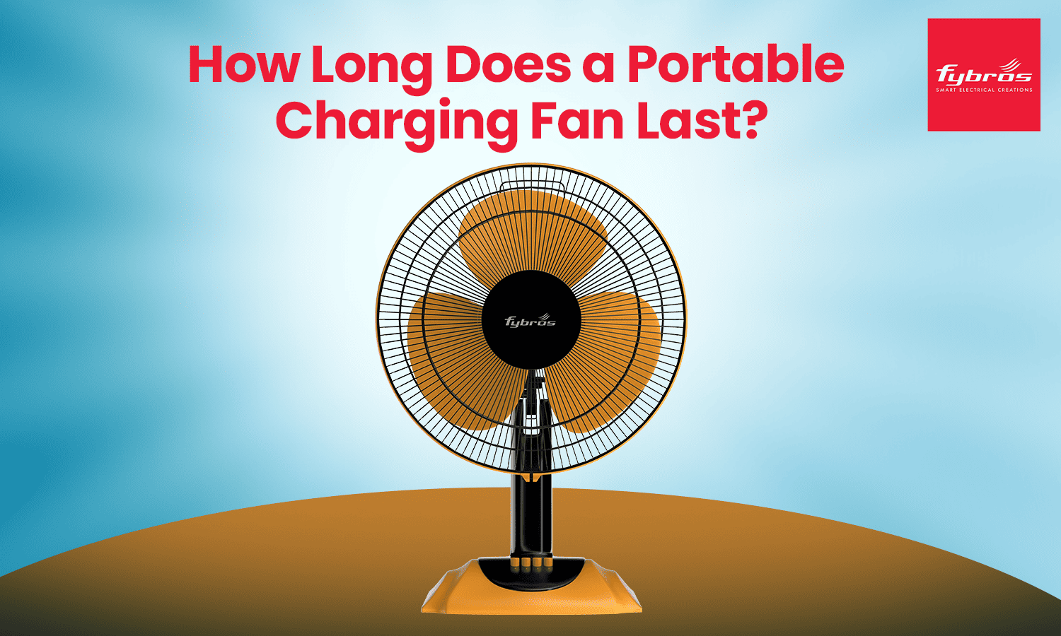 portable charging fan