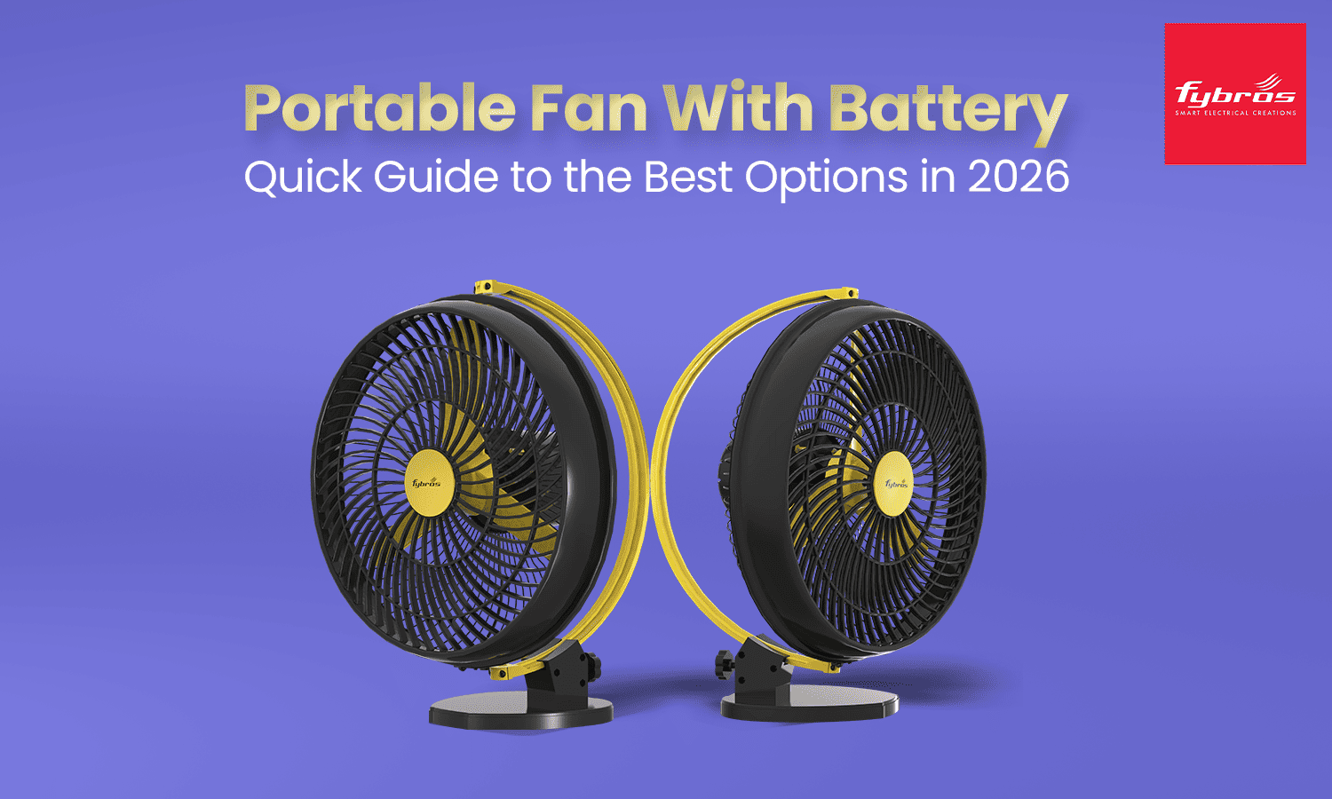 portable fan with battery