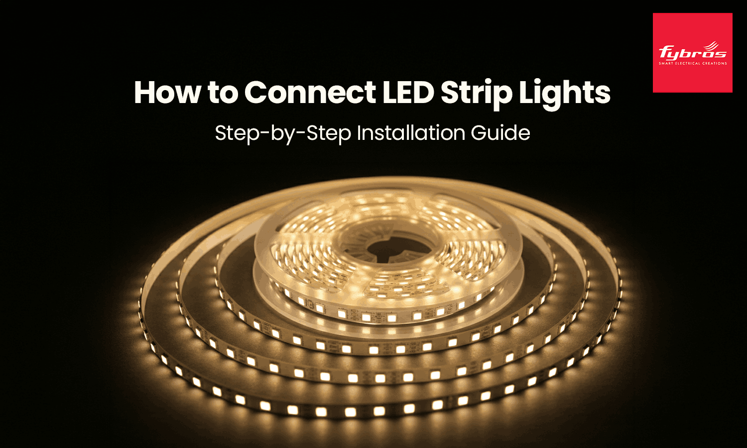 how to connect LED strip lights 