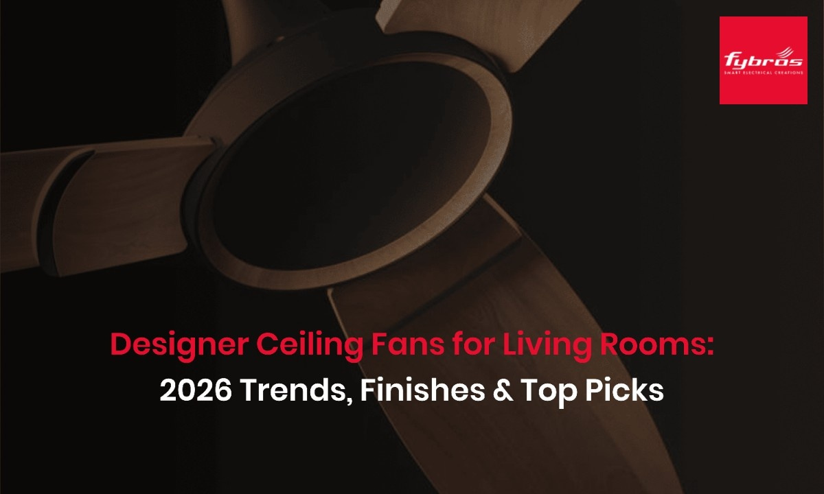 Designer Ceiling Fans for Living Rooms