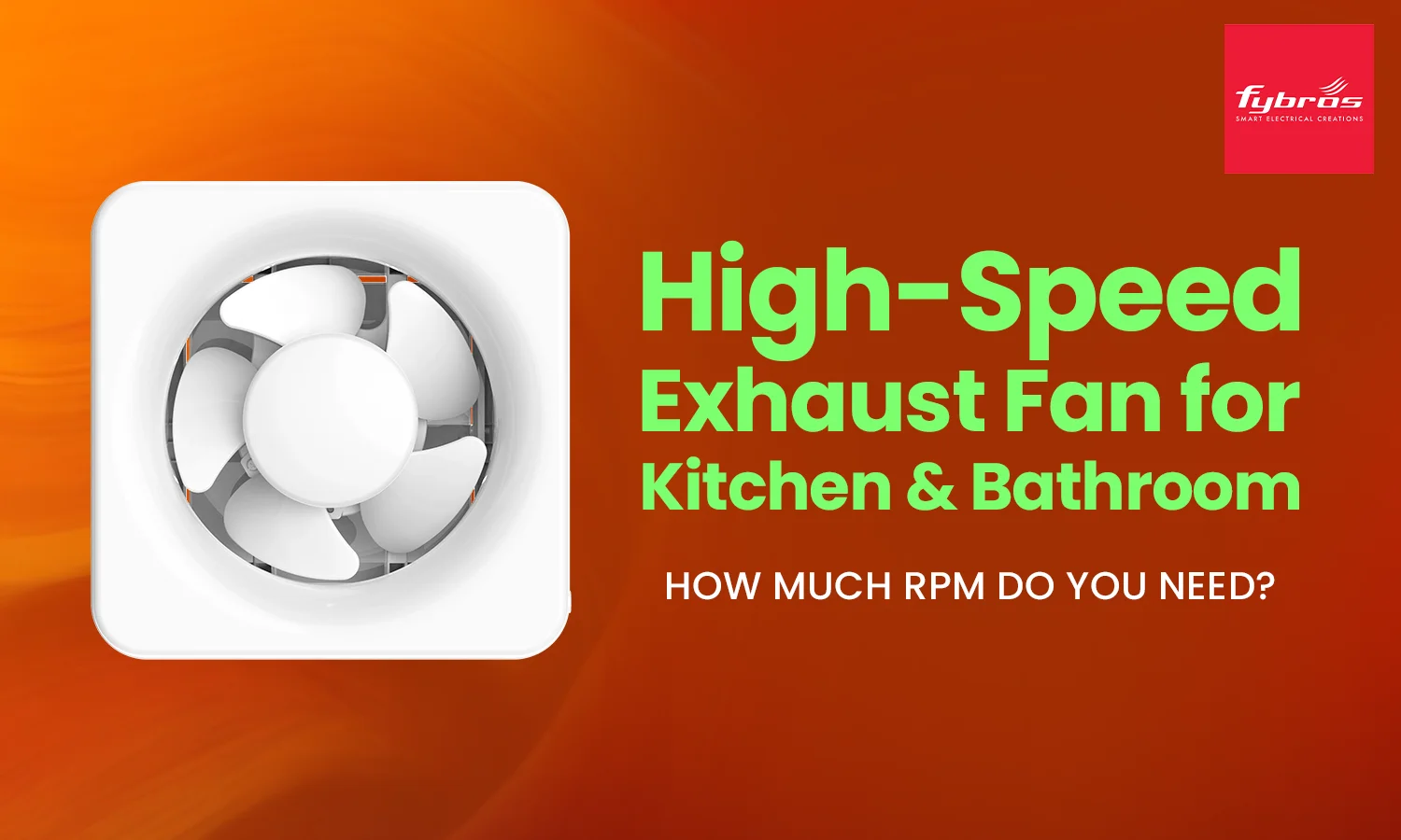 high-speed exhaust fan​
