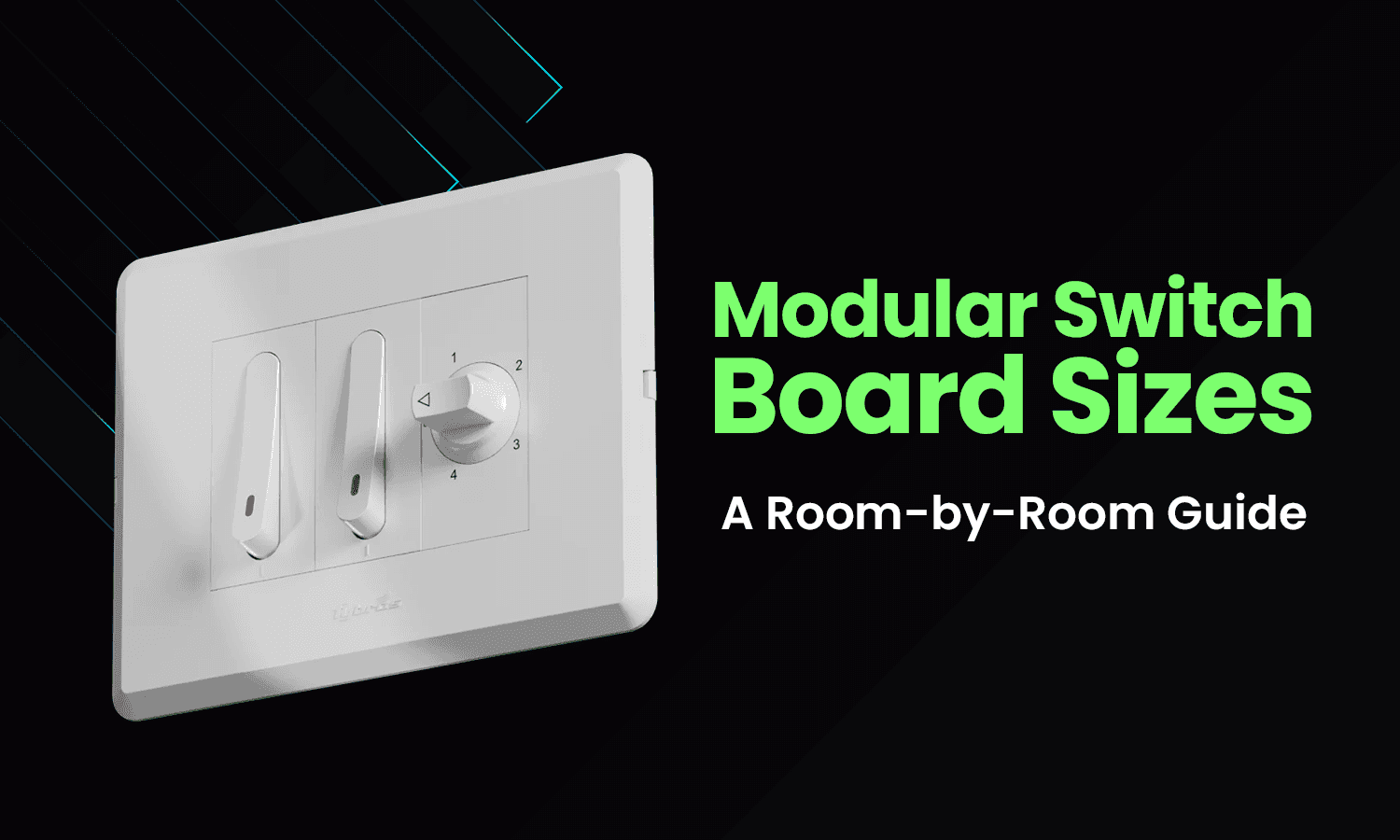 modular switch board sizes
