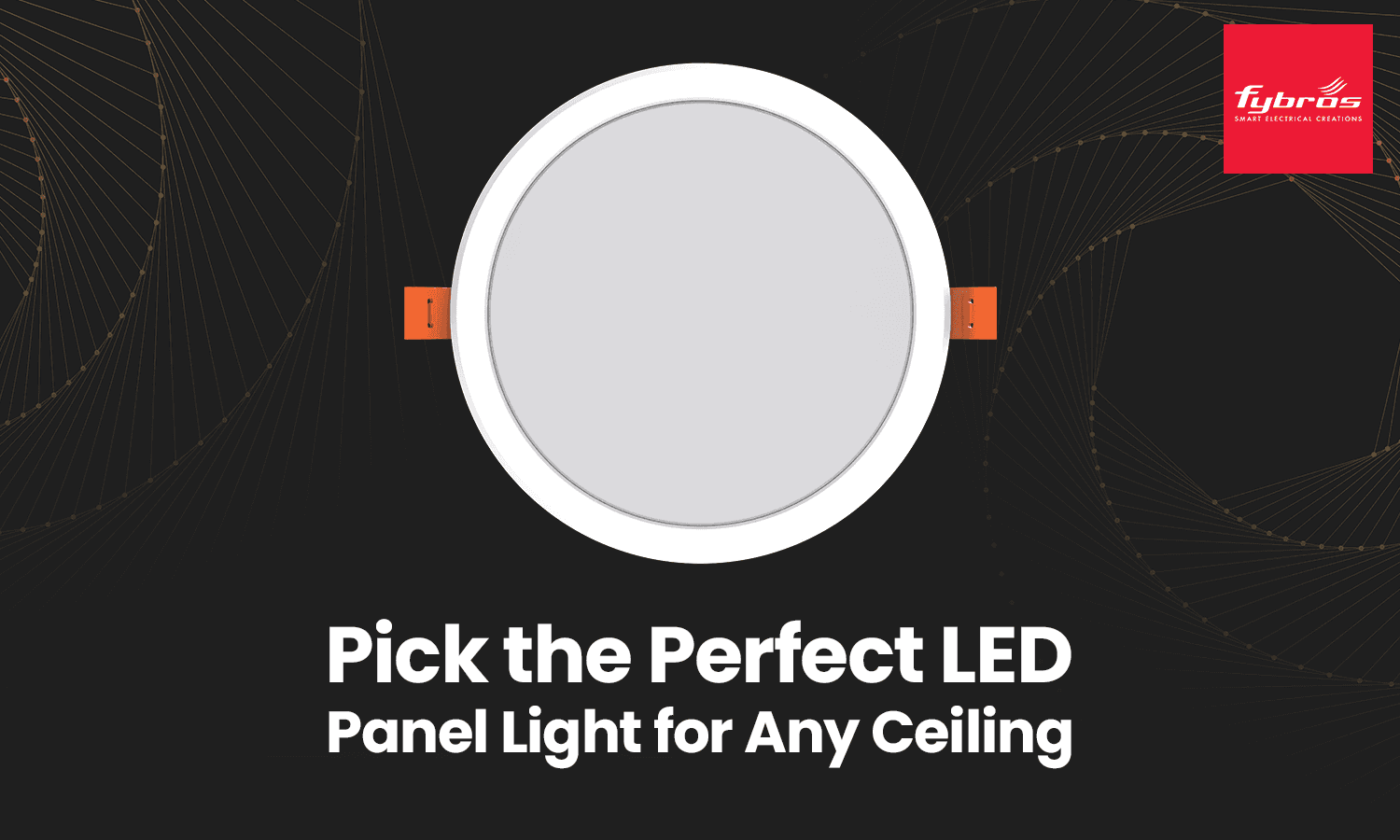 LED panel light for different ceiling types and room needs