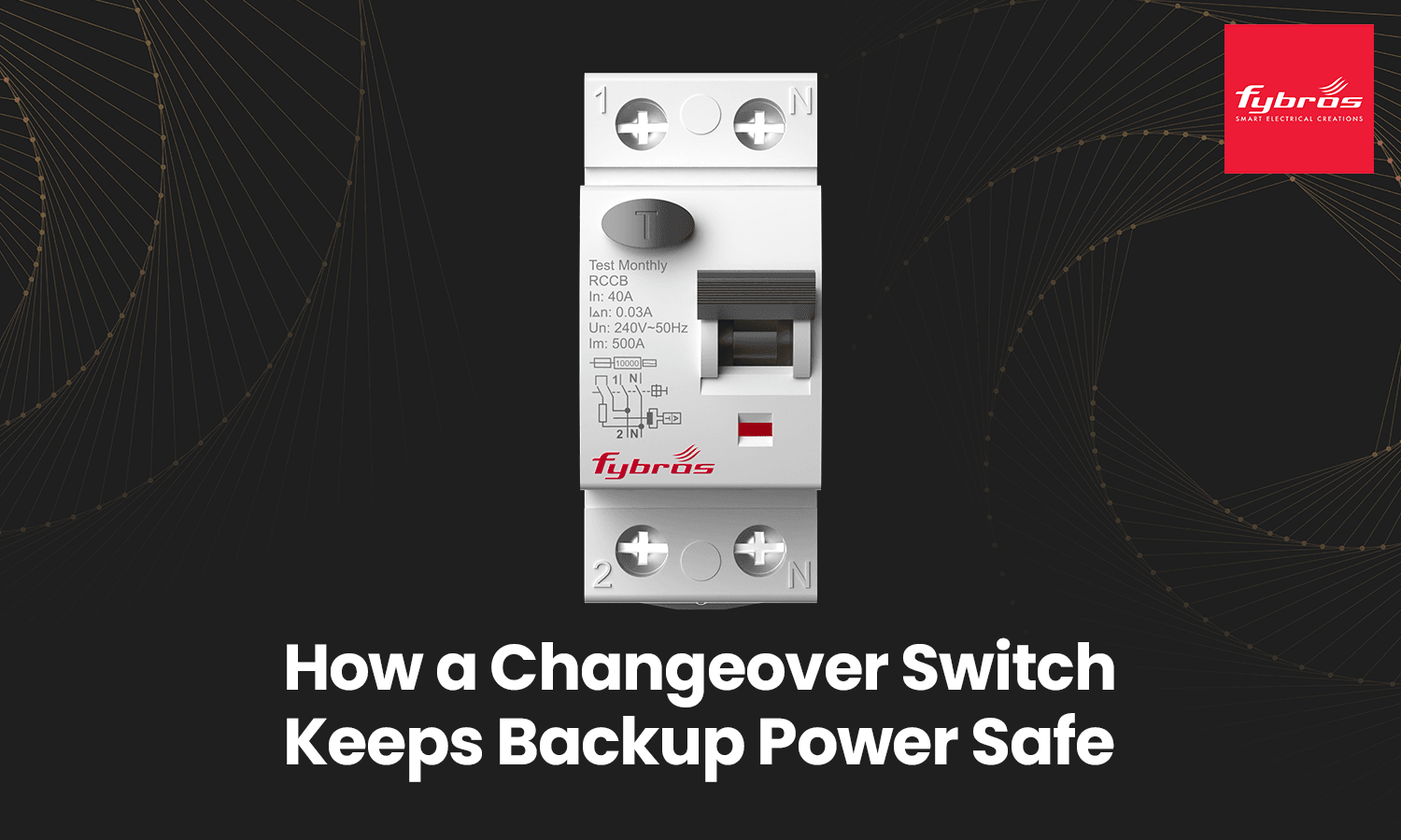 Changeover switch for safety