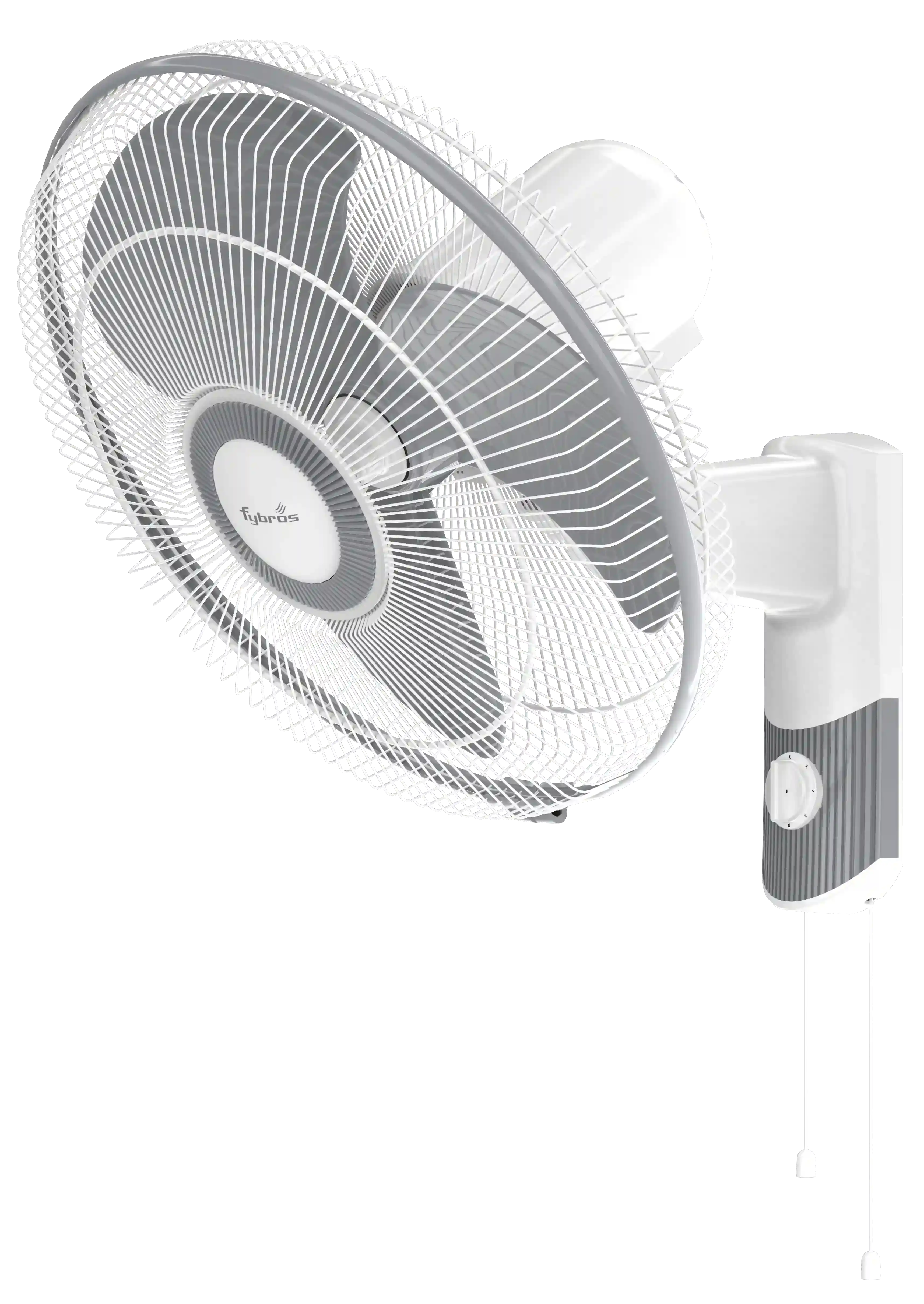 Gush Powerful Wall Fan with sleek design and noiseless operation.