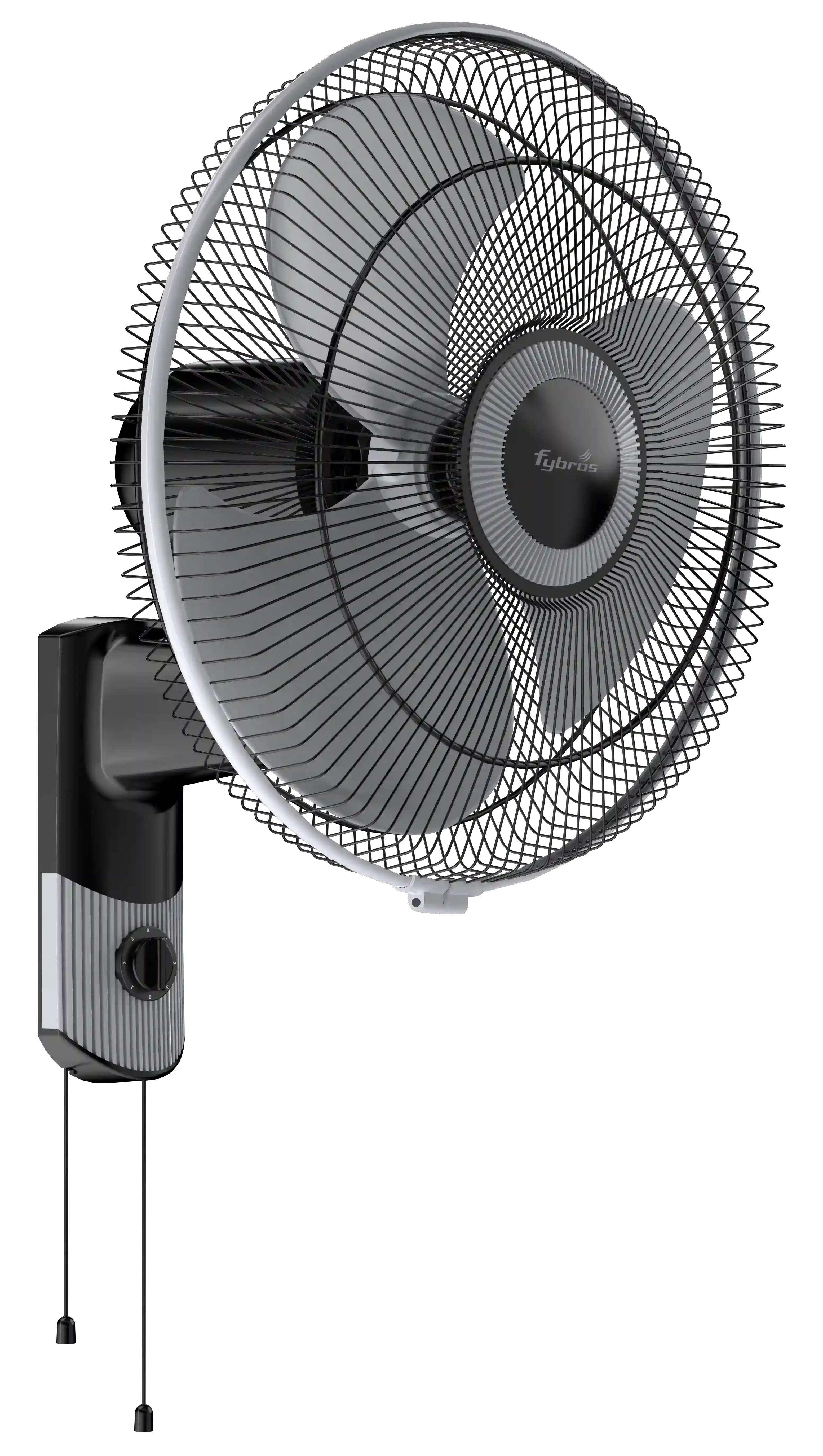 Gush Powerful Wall Fan with sleek design and noiseless operation.