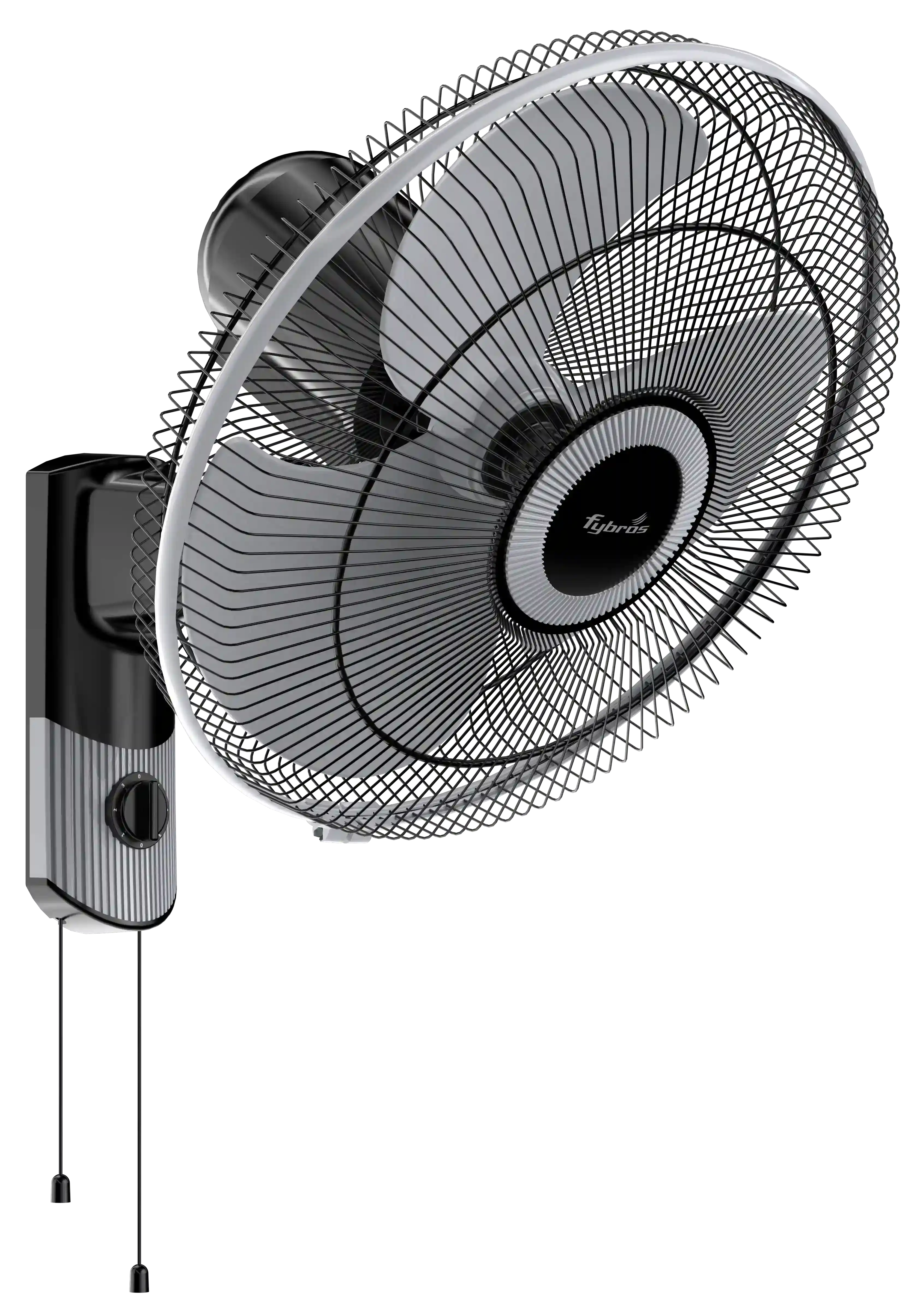 Gush Powerful Wall Fan with sleek design and noiseless operation.