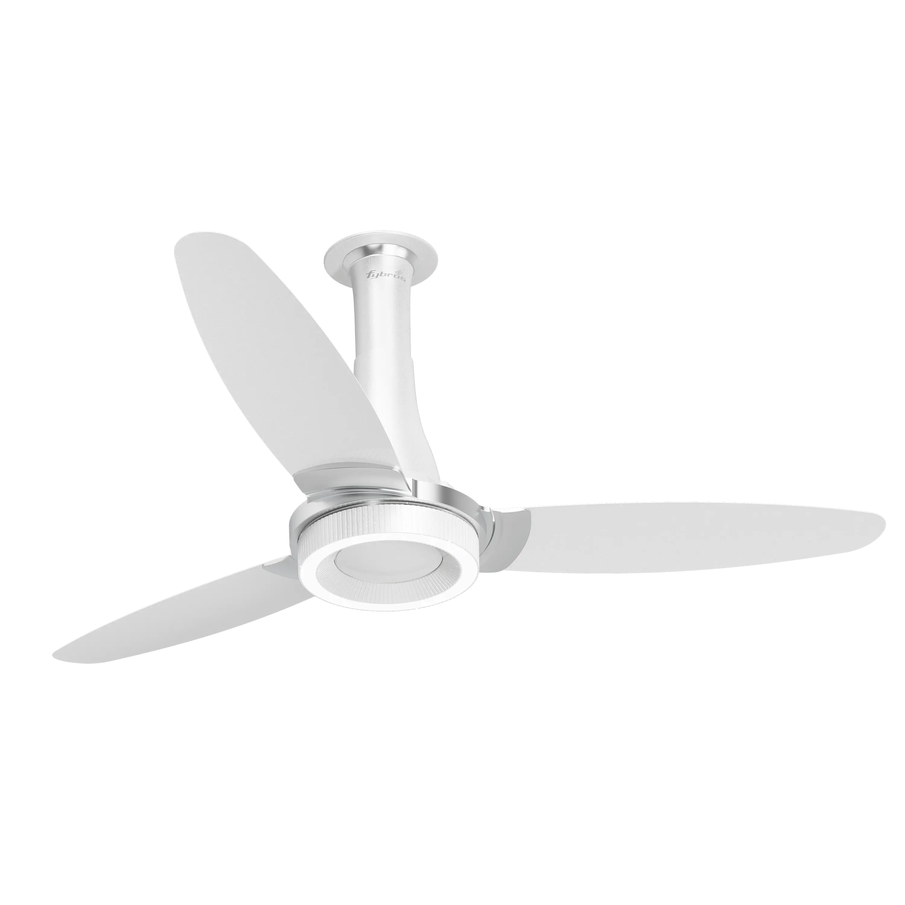 F-Wave Ceiling Fan with 1200mm Sweep and Remote Control in Matte Black