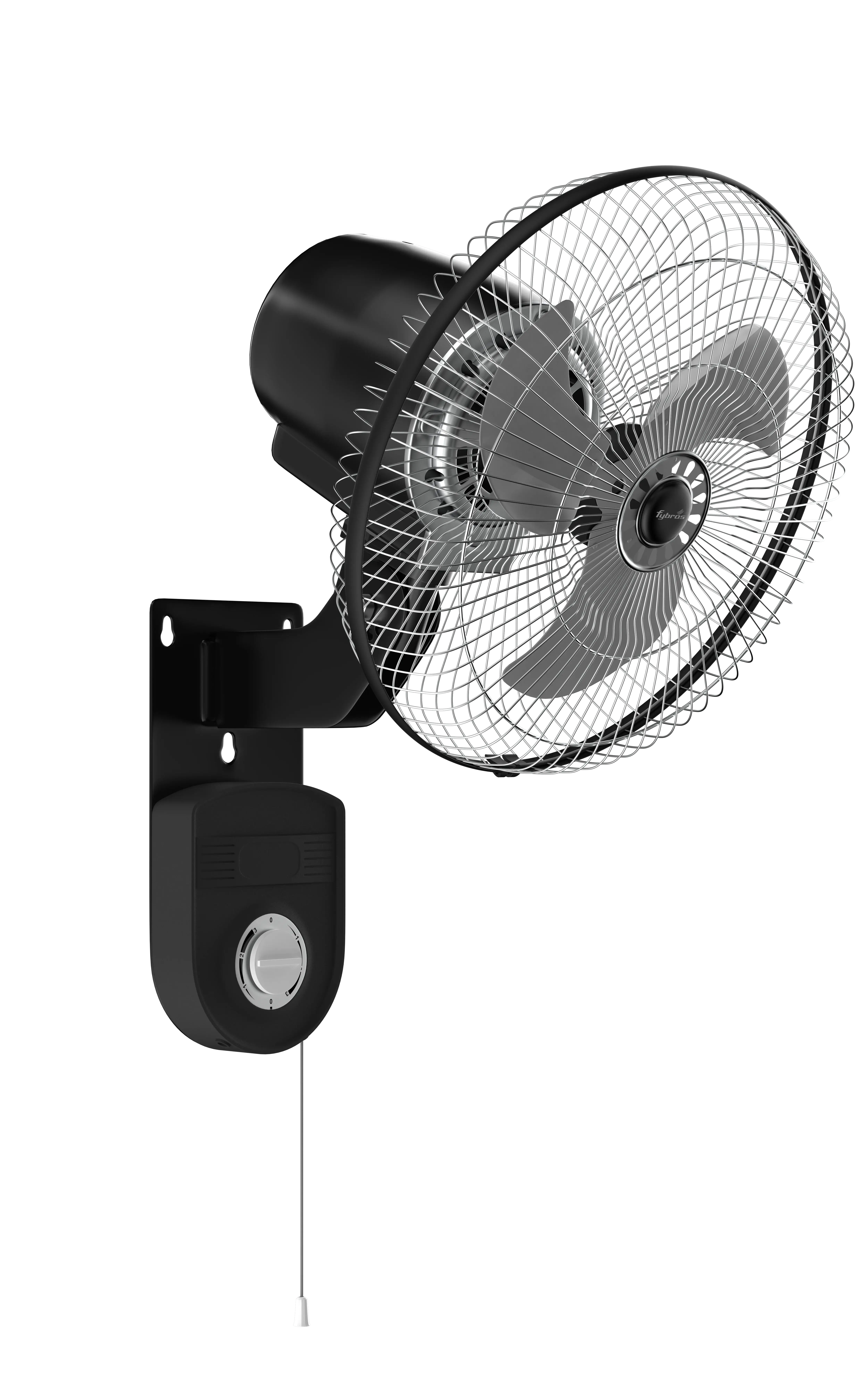 Magnum Wall-Mount Fan with strong airflow and adjustable angles.
