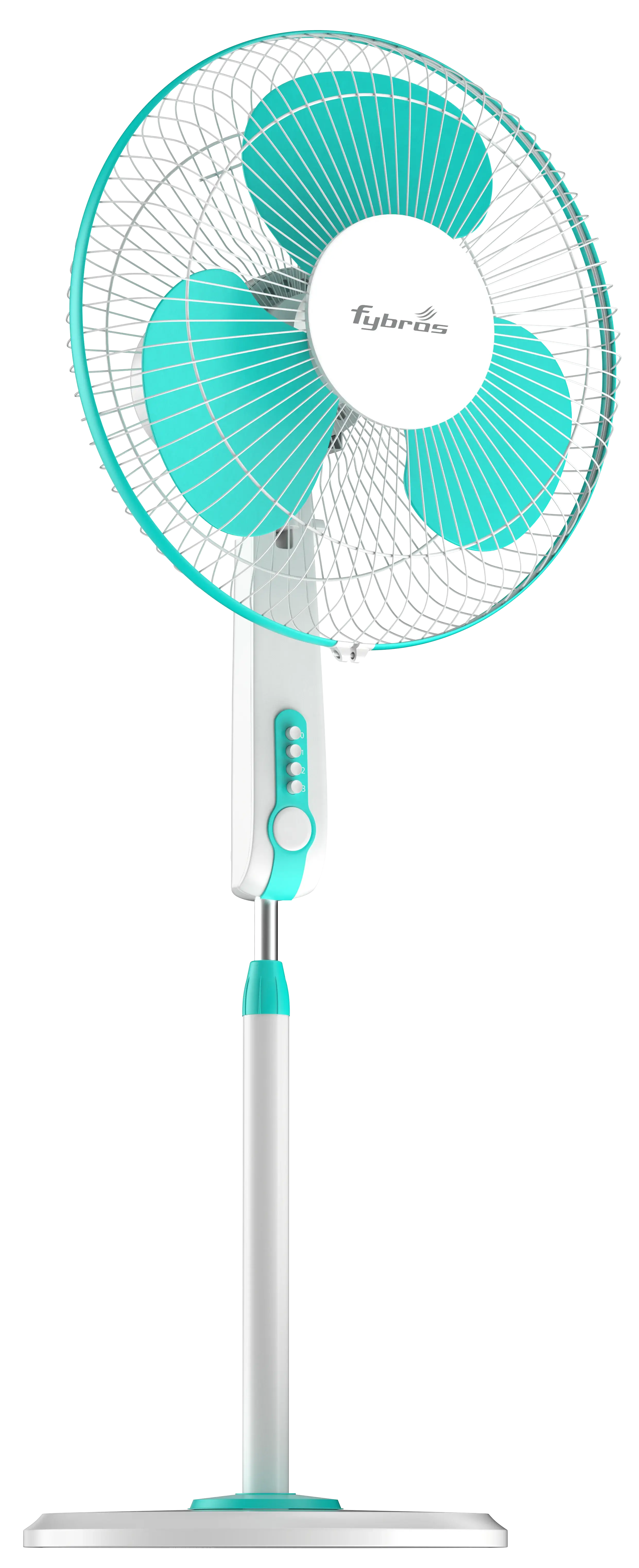 Vayu Pedestal Fan with portable stand, height adjustment, and efficient cooling.