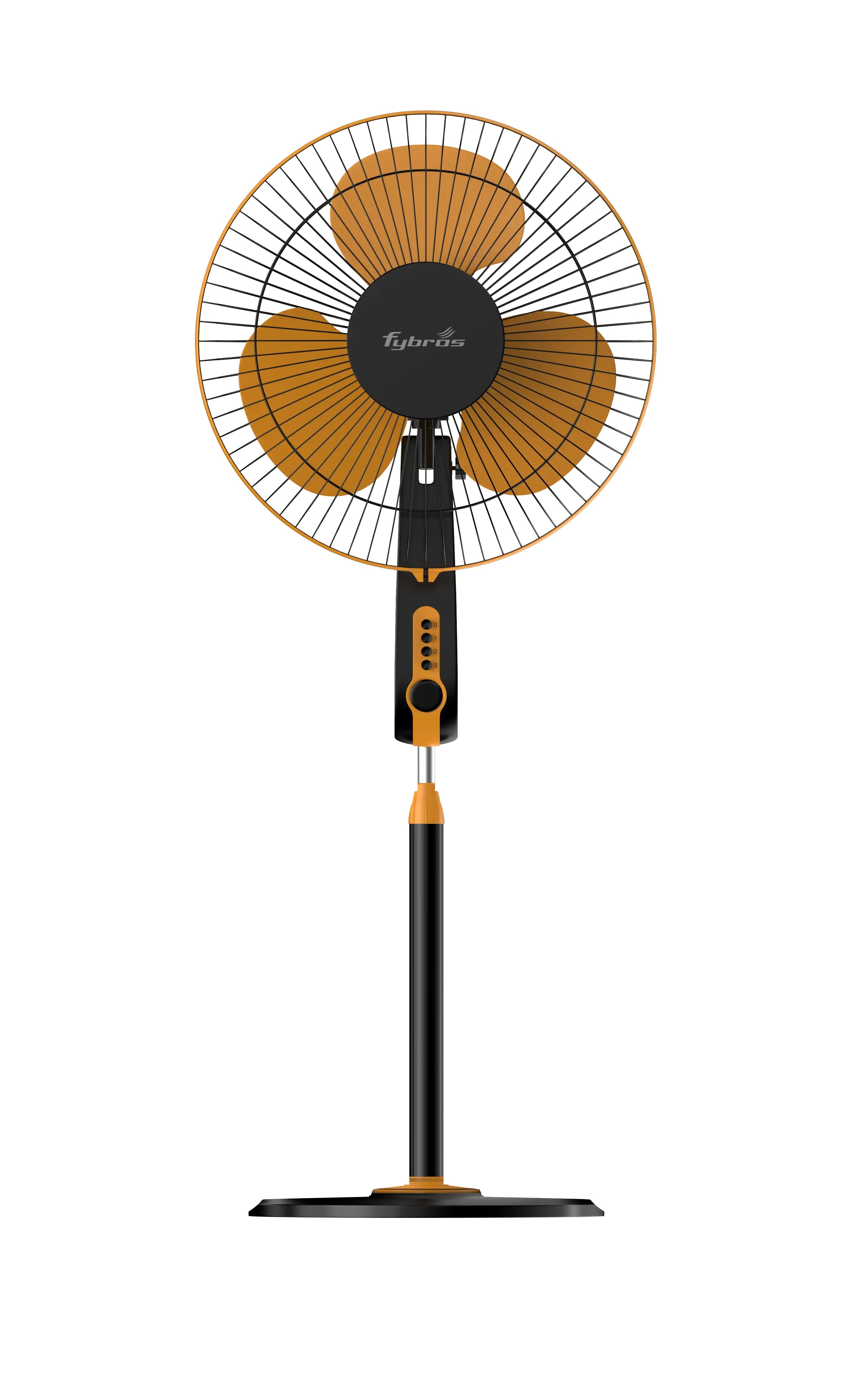 Vayu Pedestal Fan with portable stand, height adjustment, and efficient cooling.